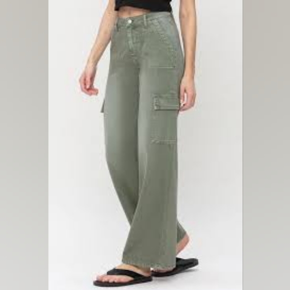 No Boundaries Pants - NOBO Wide leg utility pants